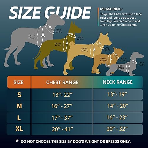 Miniatura 6 de JC HOUSE Arnés para perro, sin tirones, chaleco ligero reflectante 3M, malla suave al aire para perros grandes, medianos y pequeños, arnés táctico