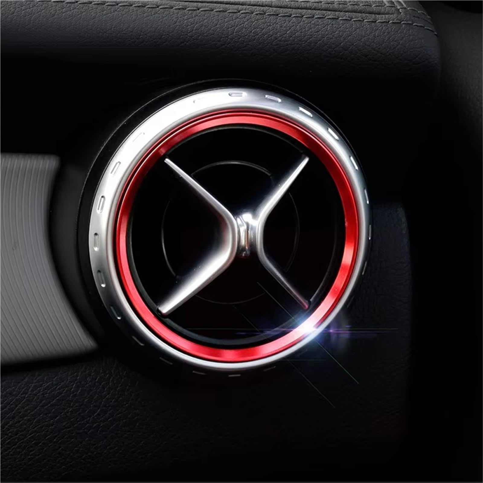 Compatible Con Benz Para Clase A 2013 2014 2015 2016 2017 2018 Anillo Salida Ventilación Aire Acondicionado Accesorios Decoración Ajuste