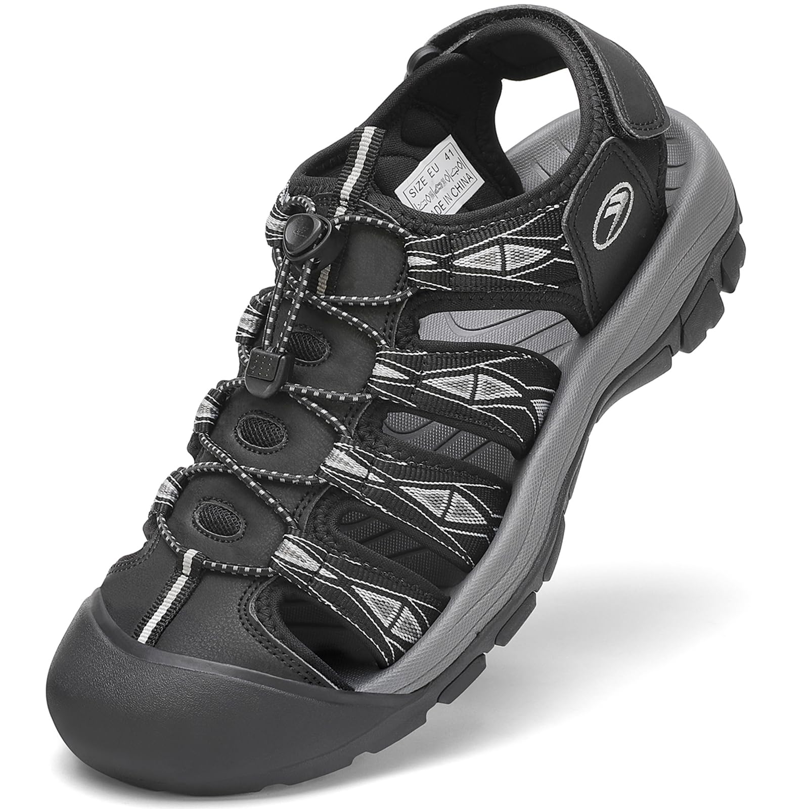 FLARUT Sandali Uomo Estivi all'aperto da Trekking Sportivi Punta Chiusa Scarpe Spiaggia Corsa Casual