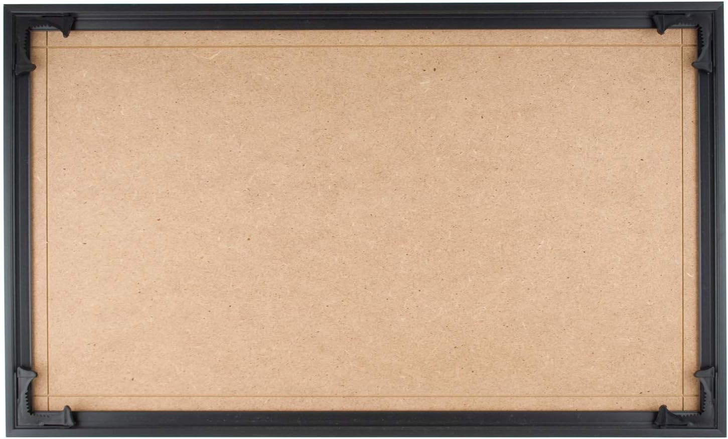 Quadro Frames 12x20 inch Picture Frame, Black, Style P375-3/8 inch Wide Molding