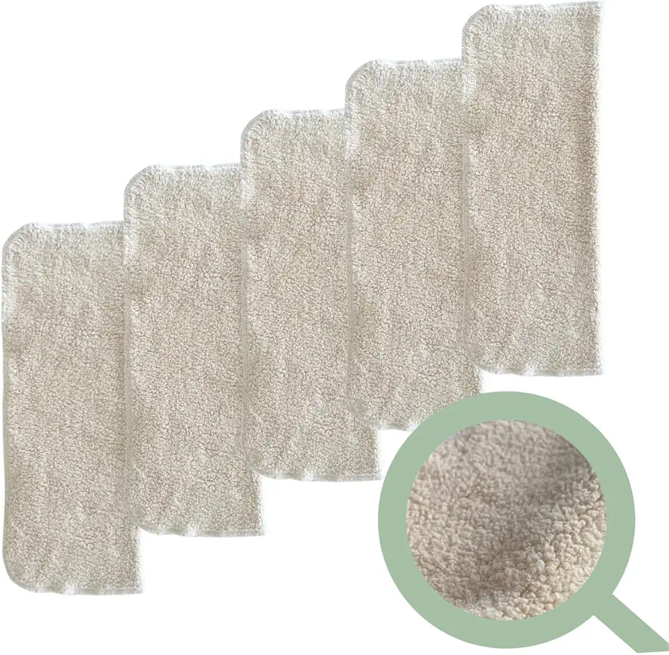 5 Un Absorvente De Melton P/Fralda Ecológica - 4 Camadas