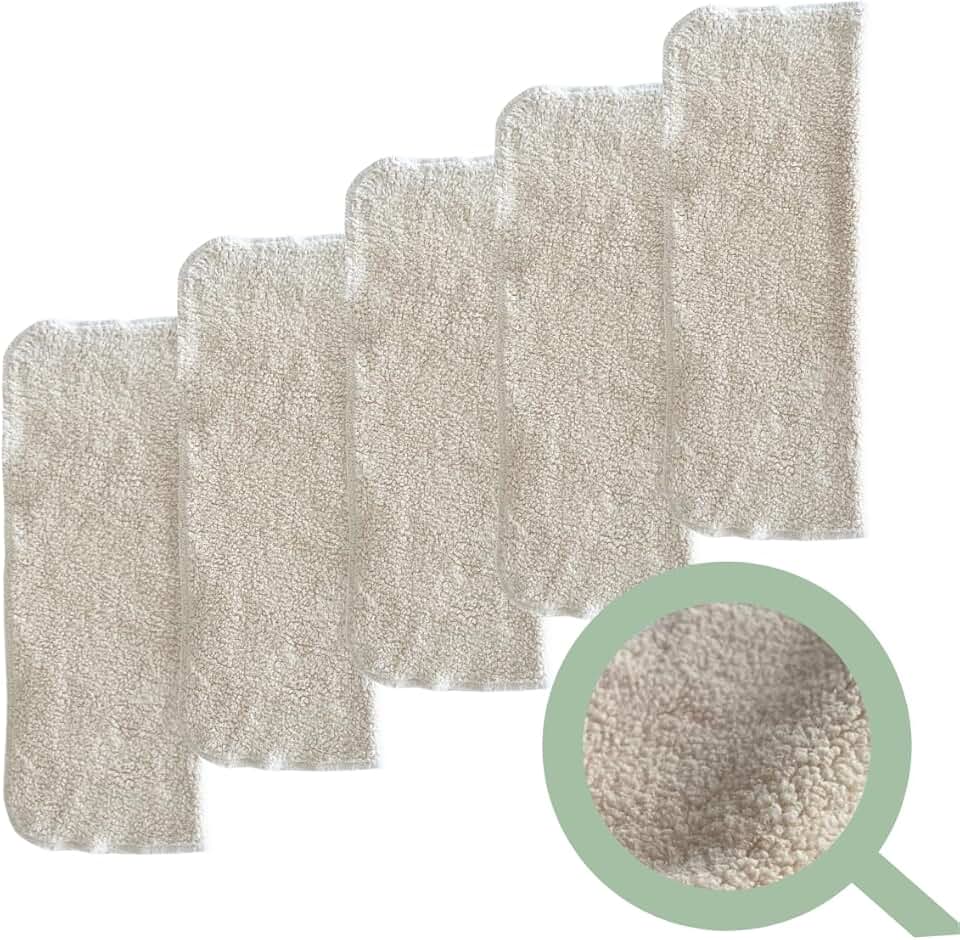 5 Un Absorvente De Melton P/Fralda Ecológica - 4 Camadas