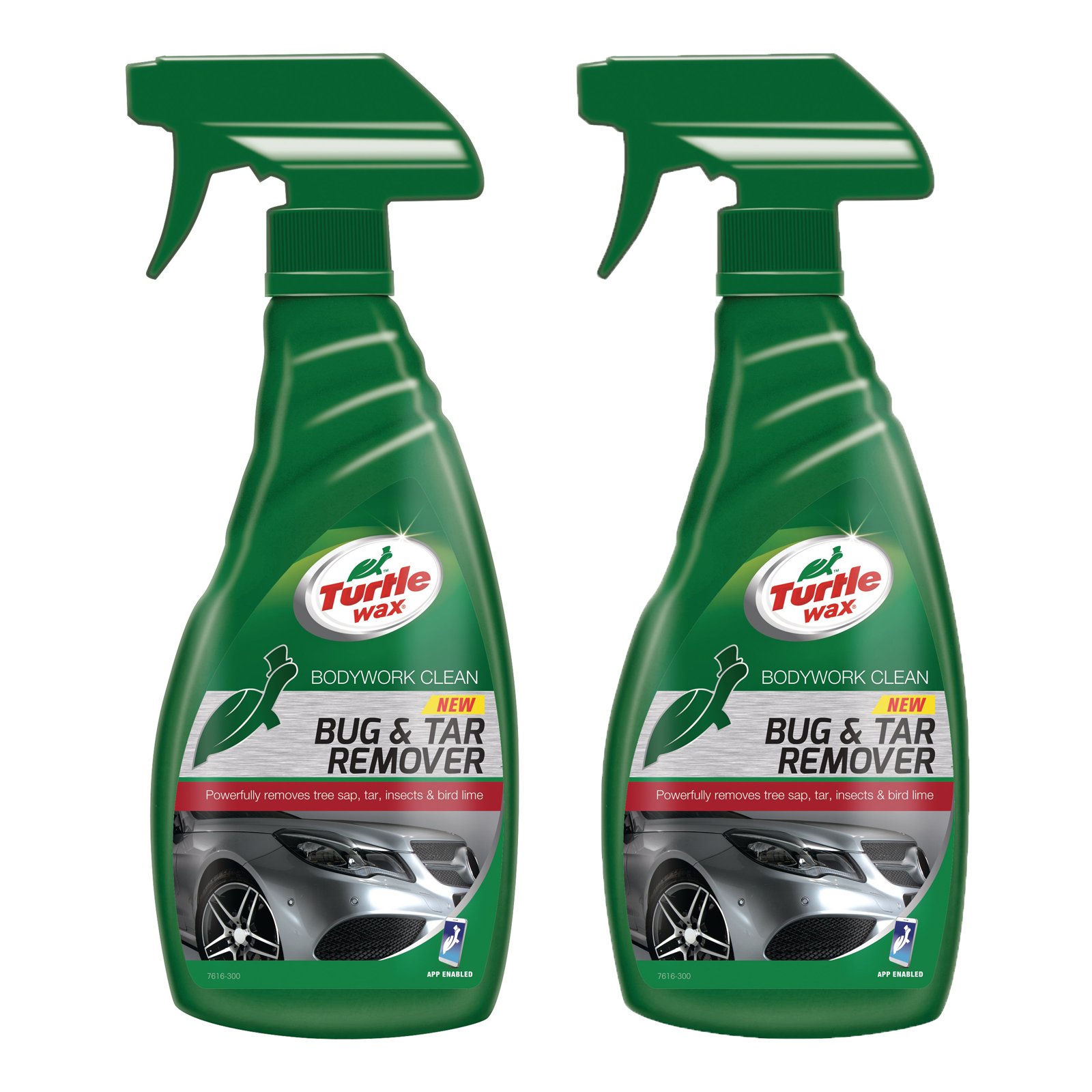 Turtle Wax 2 x Bug & Tar Remover 500ml