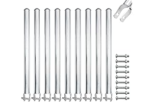 Aiwaiufu Chain Link Fence Extenders - Height Extension for Fence Security