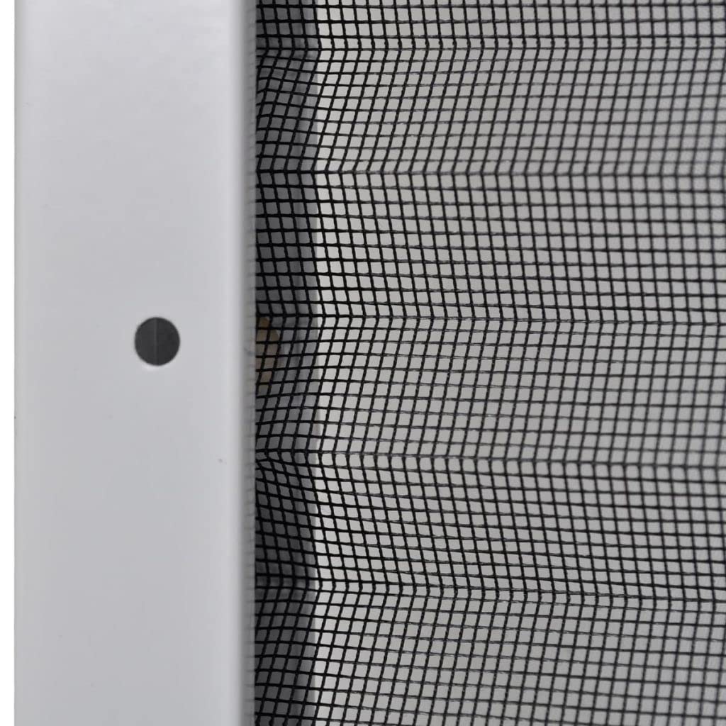ZEYUAN Insektenschutz-Plissee für Fenster, Fliegengitter Fenster, Fliegenschutz Fenster, Pollenschutzgitter Fenster, Insektengitter Fenster, Insektennetz, Fensternetz, Aluminium 80 x 120 cm