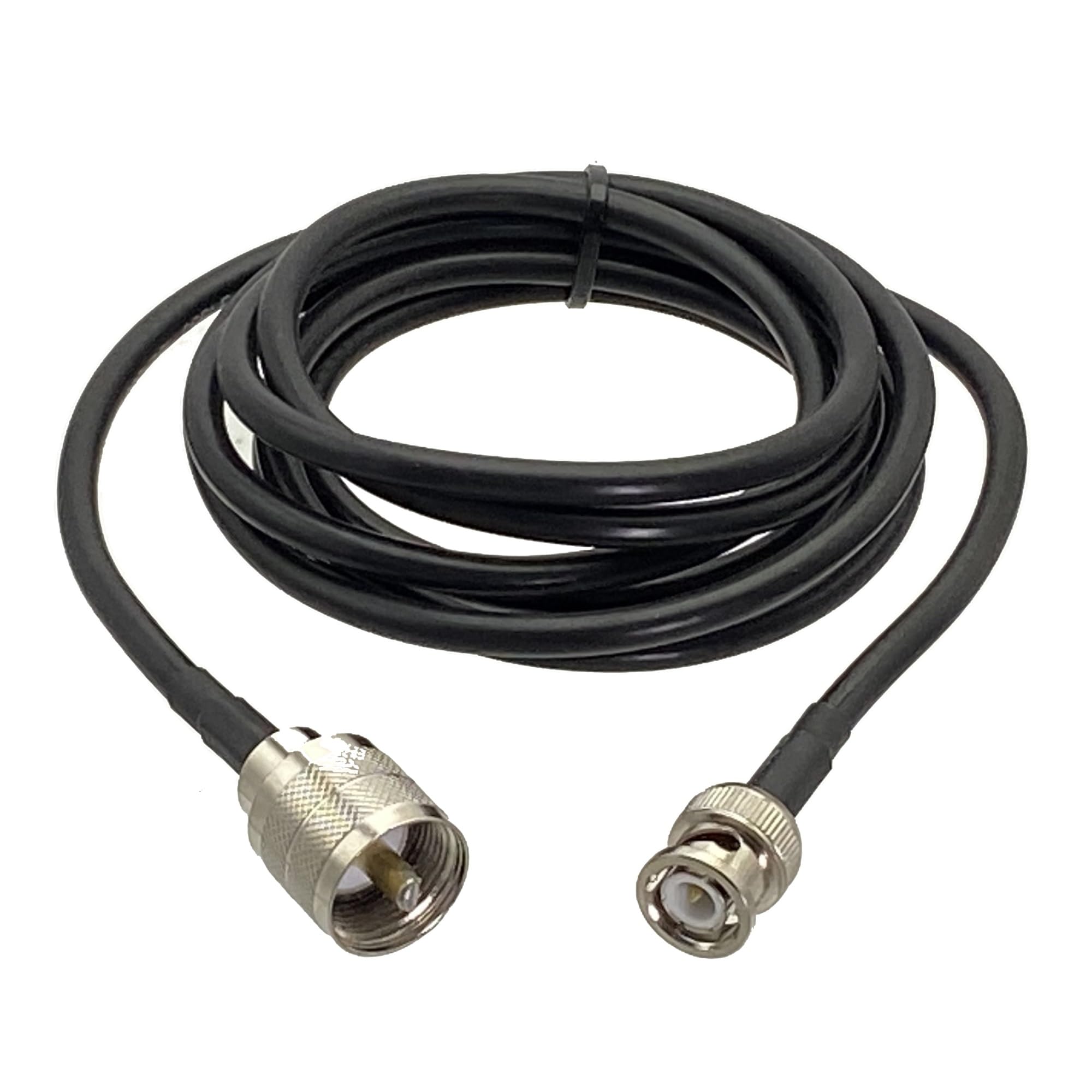 Câble RG58 UHF PL259 connecteur BNC coaxial 8M haute conductivité
