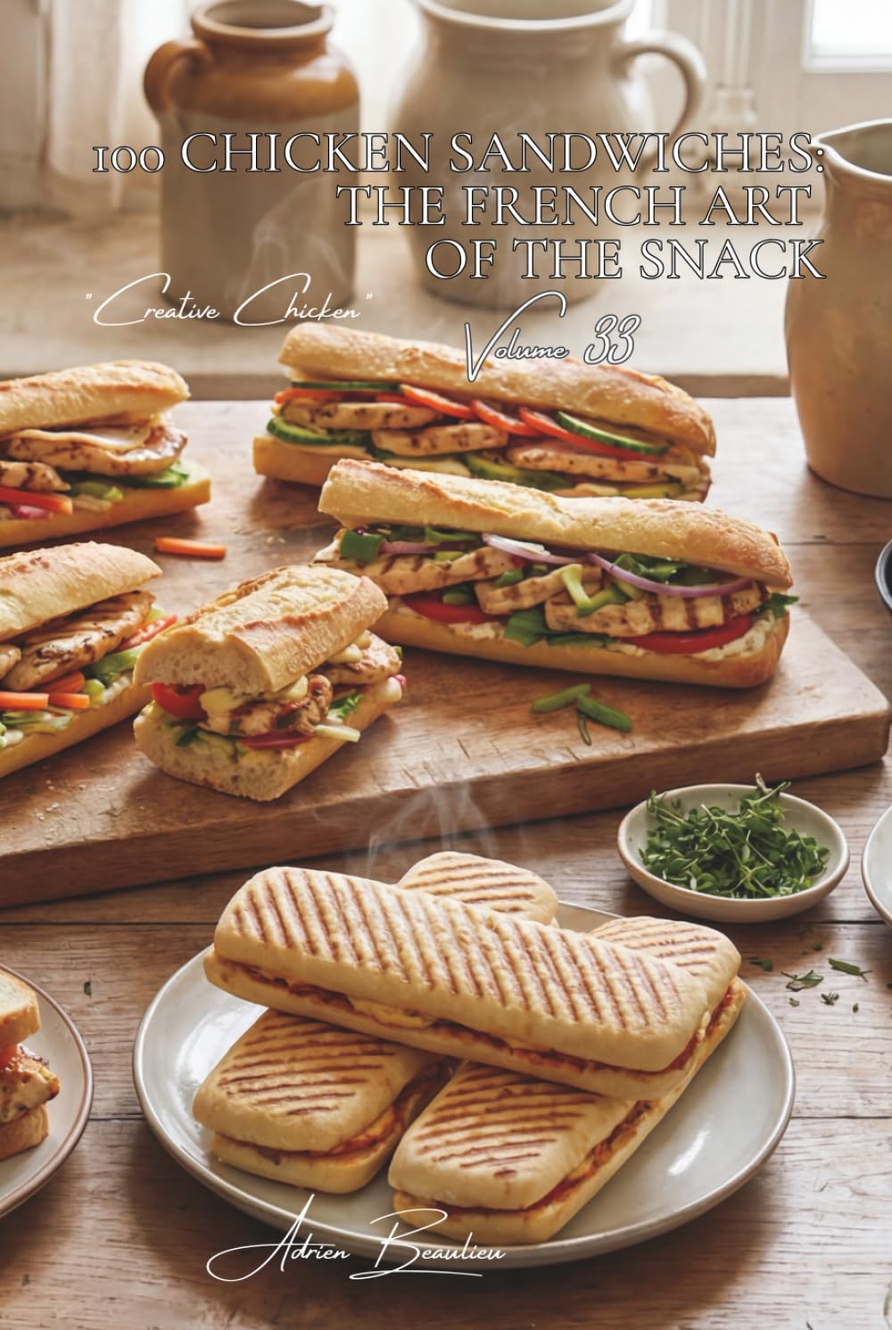 100 Chicken Sandwiches: The French Art of the Snack: Clubs, paninis, and wraps... where the sandwich becomes a gastronomic masterpiece