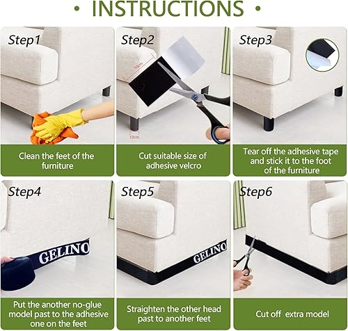 Miniatura 8 de Gelinor Bloqueador debajo del sofá bloqueadores de juguetes para muebles que evitan que las cosas entren debajo del sofá cama y otros muebles