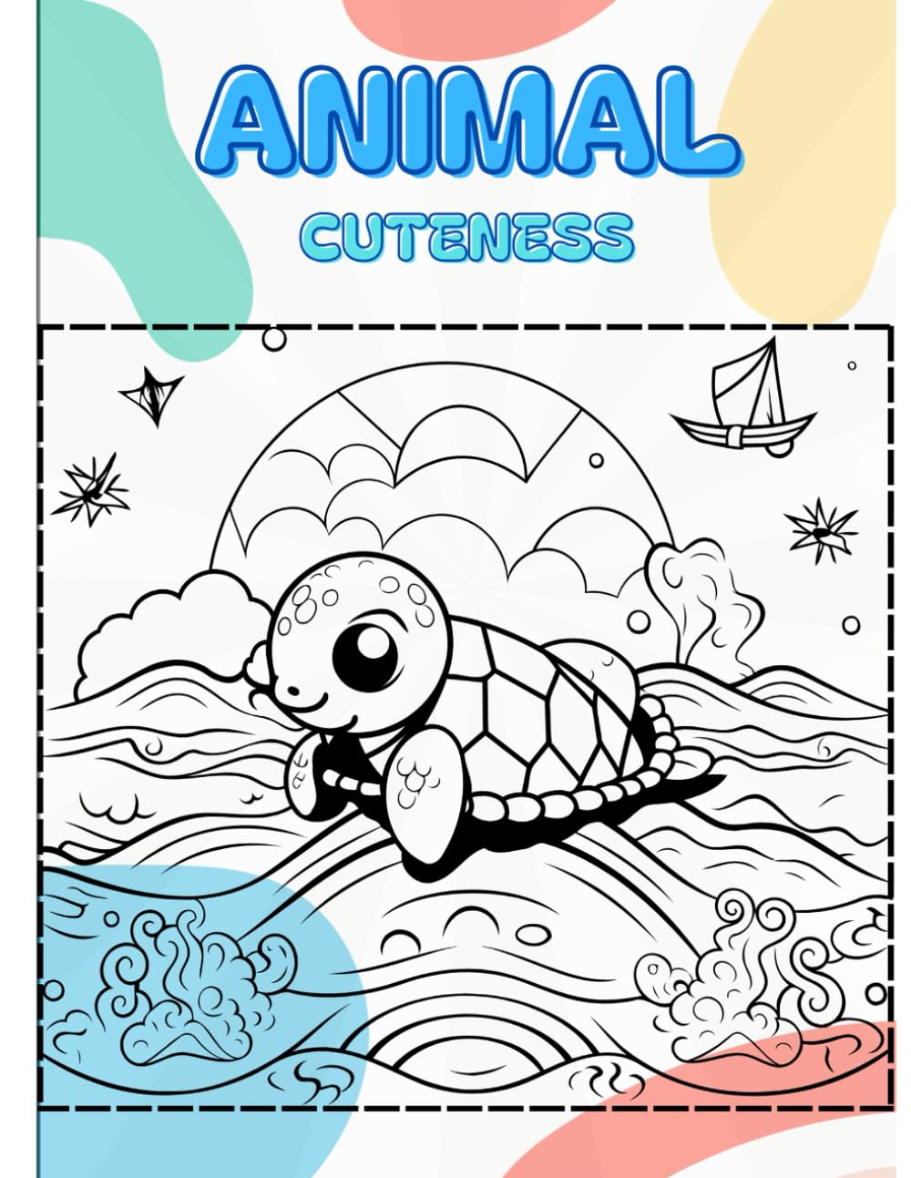Animal Cuteness My Name Is Coloring Book