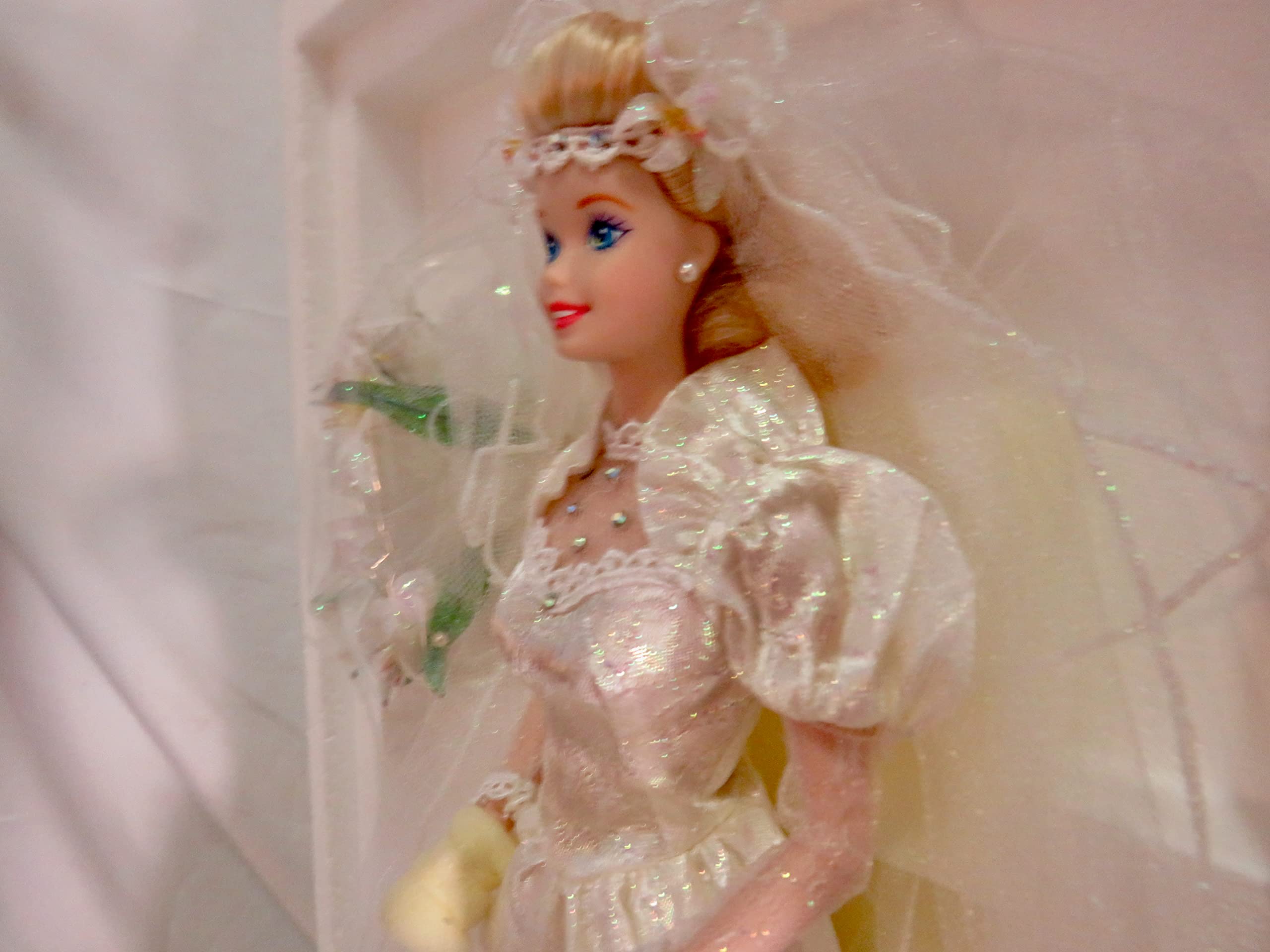 Amazon.com: Barbie 12953 1994 Star Lily Bride Porcelain Doll 