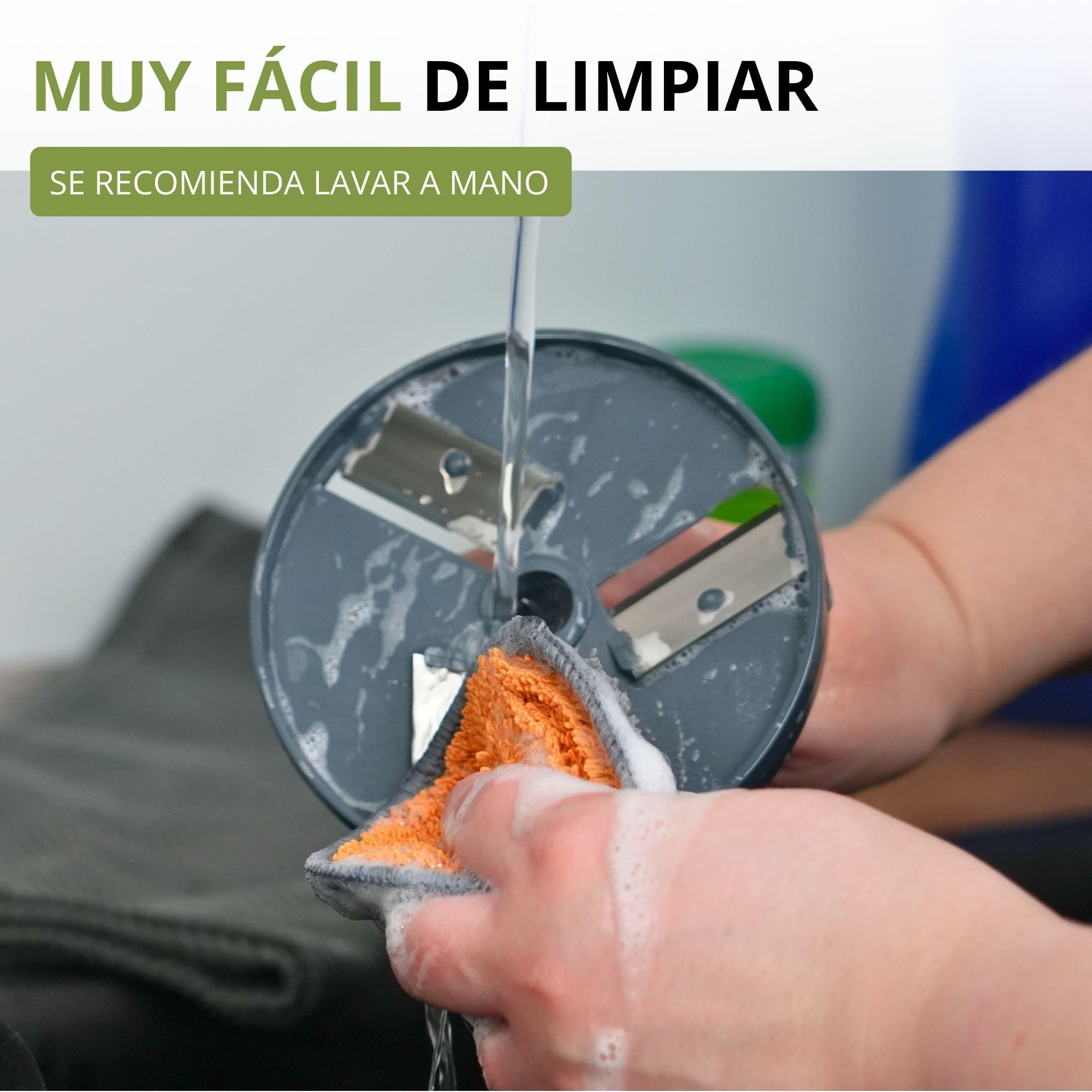 Westmark Cortador de judías con 2 aberturas de corte y abrazadera de tornillo para montaje en mesa, Cuchillo de acero inoxidable/carcasa de aluminio, Plateado, 11822260