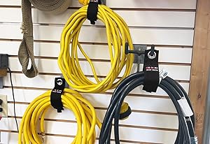 9 Pack Heavy Duty Storage Straps, Hook and Loop Extension Cord Holder Organizer, All-purpose Nylon Straps, Cable Straps for Cord, Cable, Hose, Rope, RV, Garage Storage & Organization, Assorted Sizes