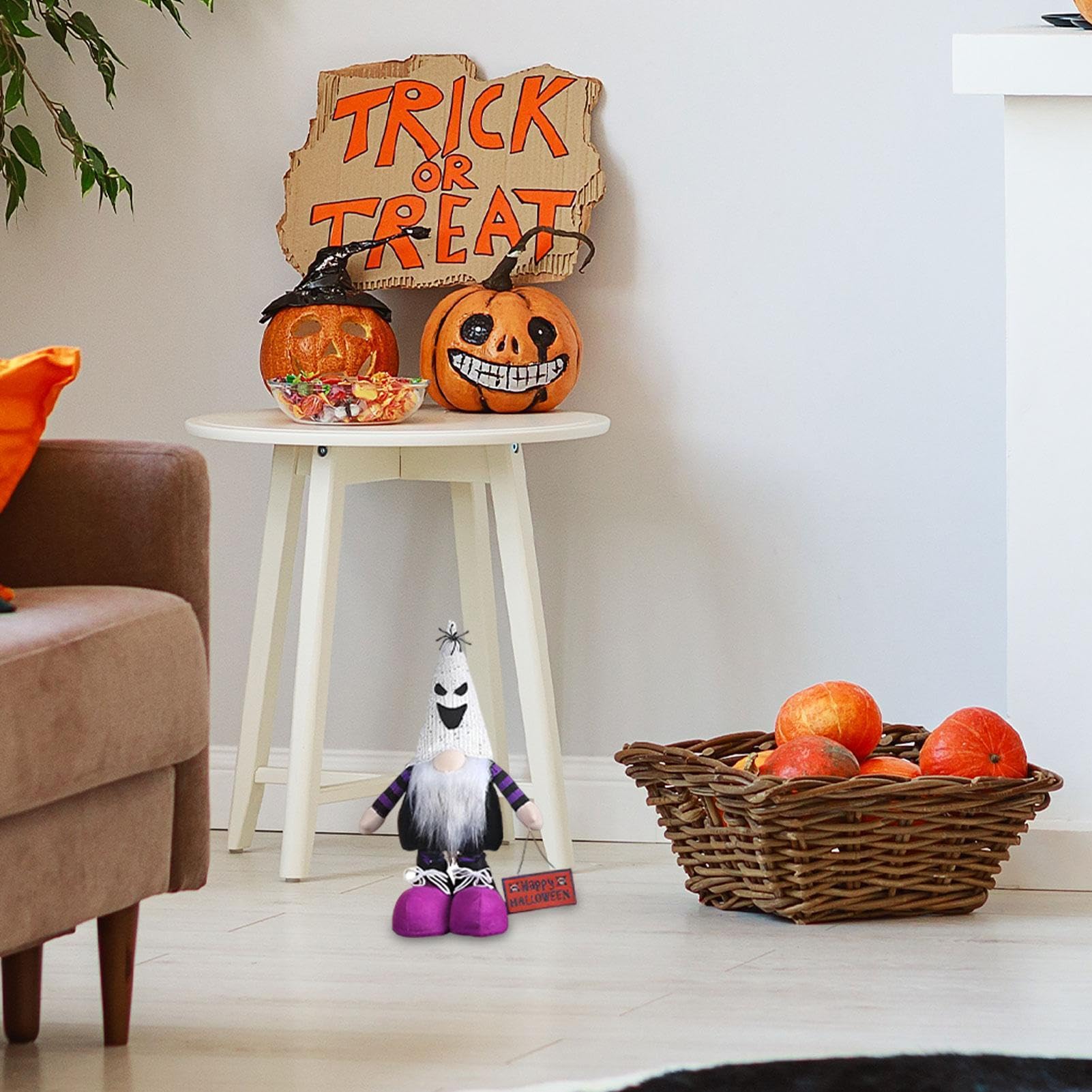 Genérico Peluches Gnomos Halloween Peluche Calabaza sin Rostro Hecho a Mano