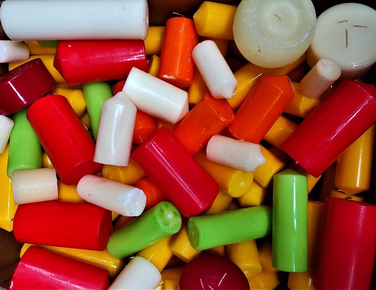 HMH 5 Kg Stumpen Bunte Kerzen 2.Wahl gemischt Stumpenkerzen mehrere Farben/Größen B-Ware runde eckige mindestens 2 Farben und 2 Größen