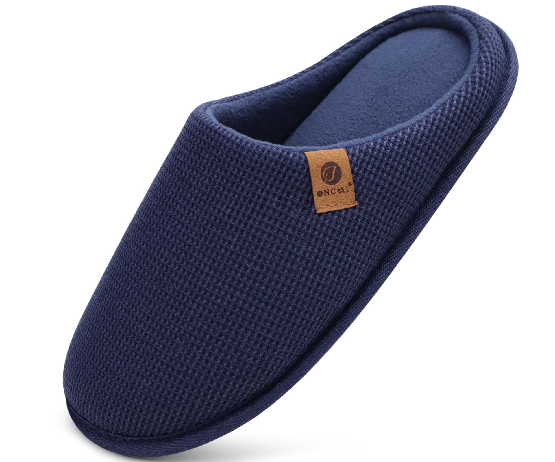 ONCAI Pantofole da Uomo Invernali Ciabatte da Casa con Memory Foam Calde Pelliccia Sintetica Cotone Scarpe Accogliente Antiscivolo Suola EU Dimensione 40-49