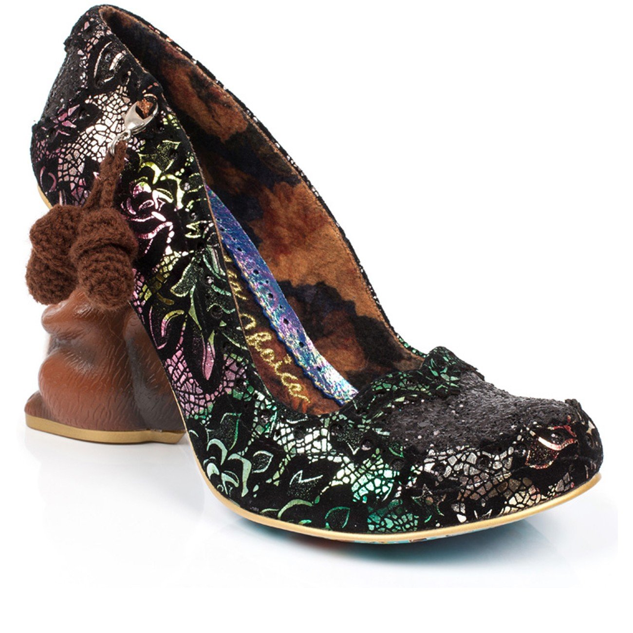Irregular Choice Nibble McNutty, squirel Heel Pump
