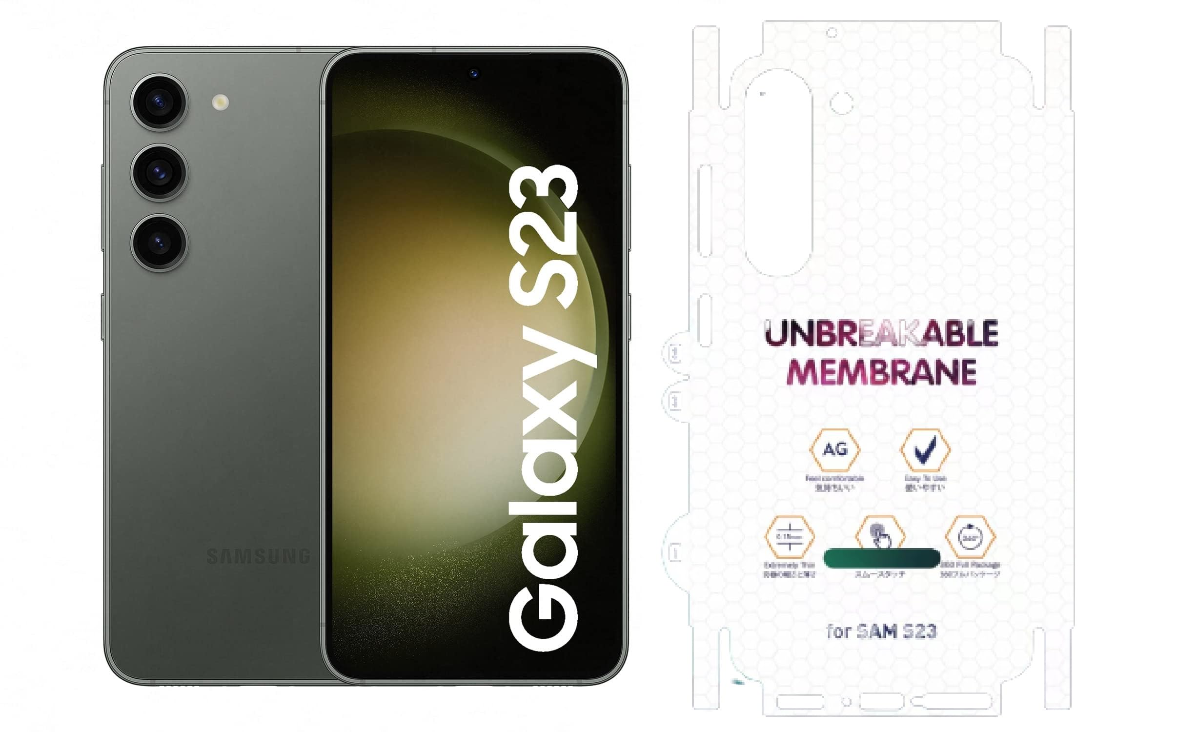 TechTrendz 360 Degree Screen Protector Unbreakable Hydrogel Membrane TPU Matte Back Screen Guard Compatible with Samsung Galaxy S23 5G (It is not Tempered Glass) (B0CT5SRXZK) Amazon Price History, Amazon Price Tracker