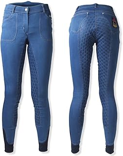Reithose -Santa Rosa- Silikon Vollbesatz6100 - Pantalones Unisex Adulto