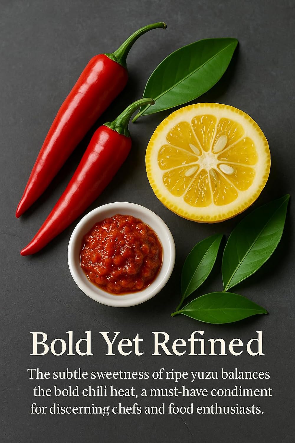 [Product of Japan] Premium Red Yuzu Kosho – Restaurant Size | All-Natural Japanese Citrus Chili Paste | No Added Color | Rich, Mellow Heat with Umami Depth | Vegan & Gluten-Free - 2.2 Pound