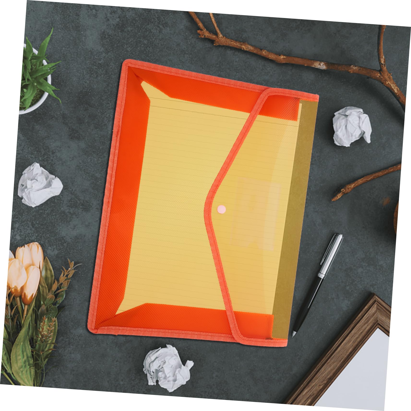 5stücke Dokumentenmappe Transparent Aus Polypropylen Mit Druckknopf Durchsichtige Plastikmappen Als Aufbewahrungstaschen Für Dokumente Und Notizen