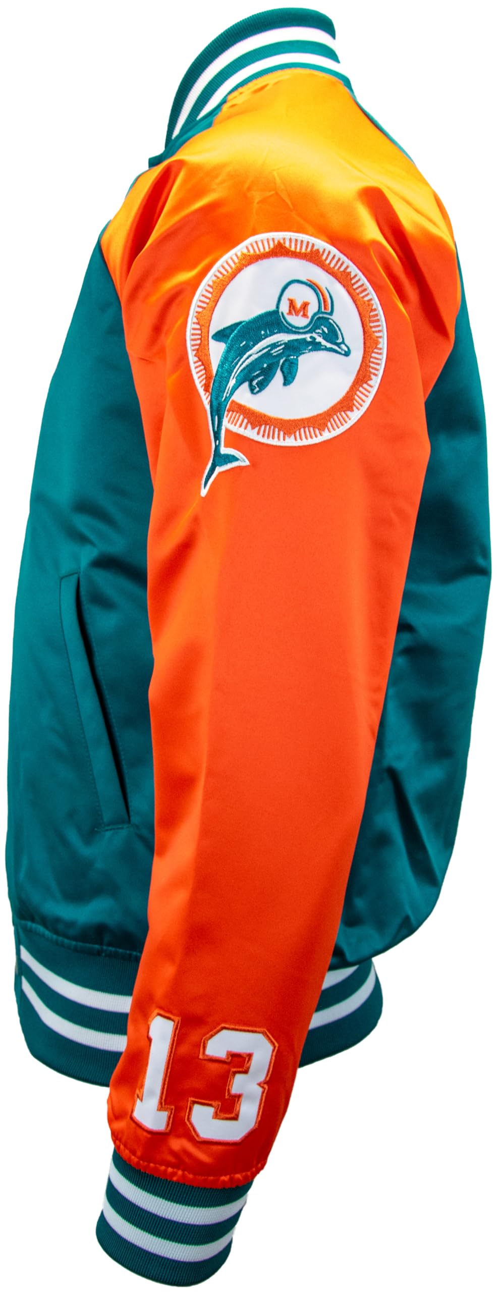 Mitchell & Ness Name & Number Lightweight Satin Jacket (NBA/NFL)