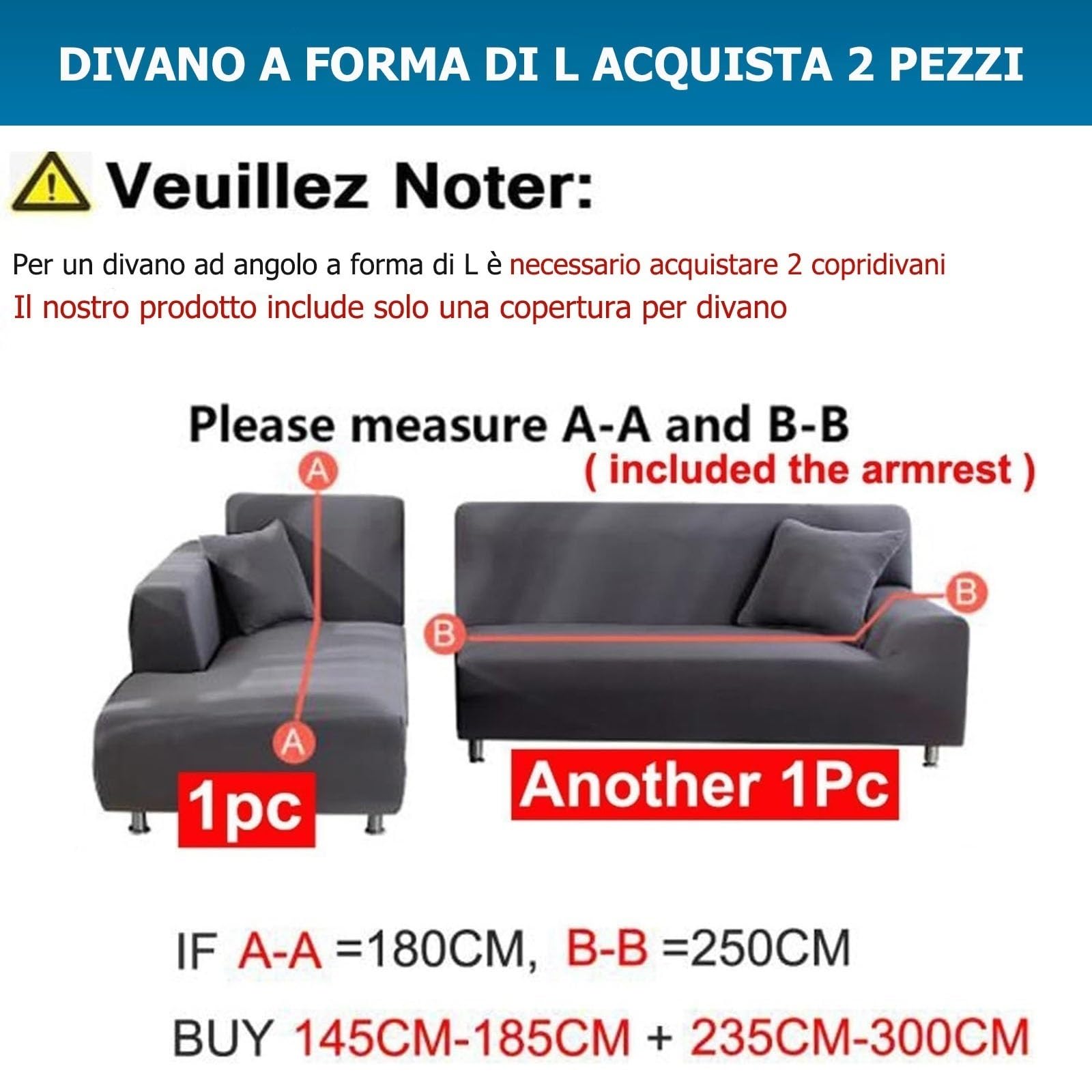 Housse de canapé extensible imperméable pour canapé 3-4 places, antidérapante, adaptée aux animaux domestiques, housse de chaise longue L-SD (90-140 cm) - Slish, facile à nettoyer