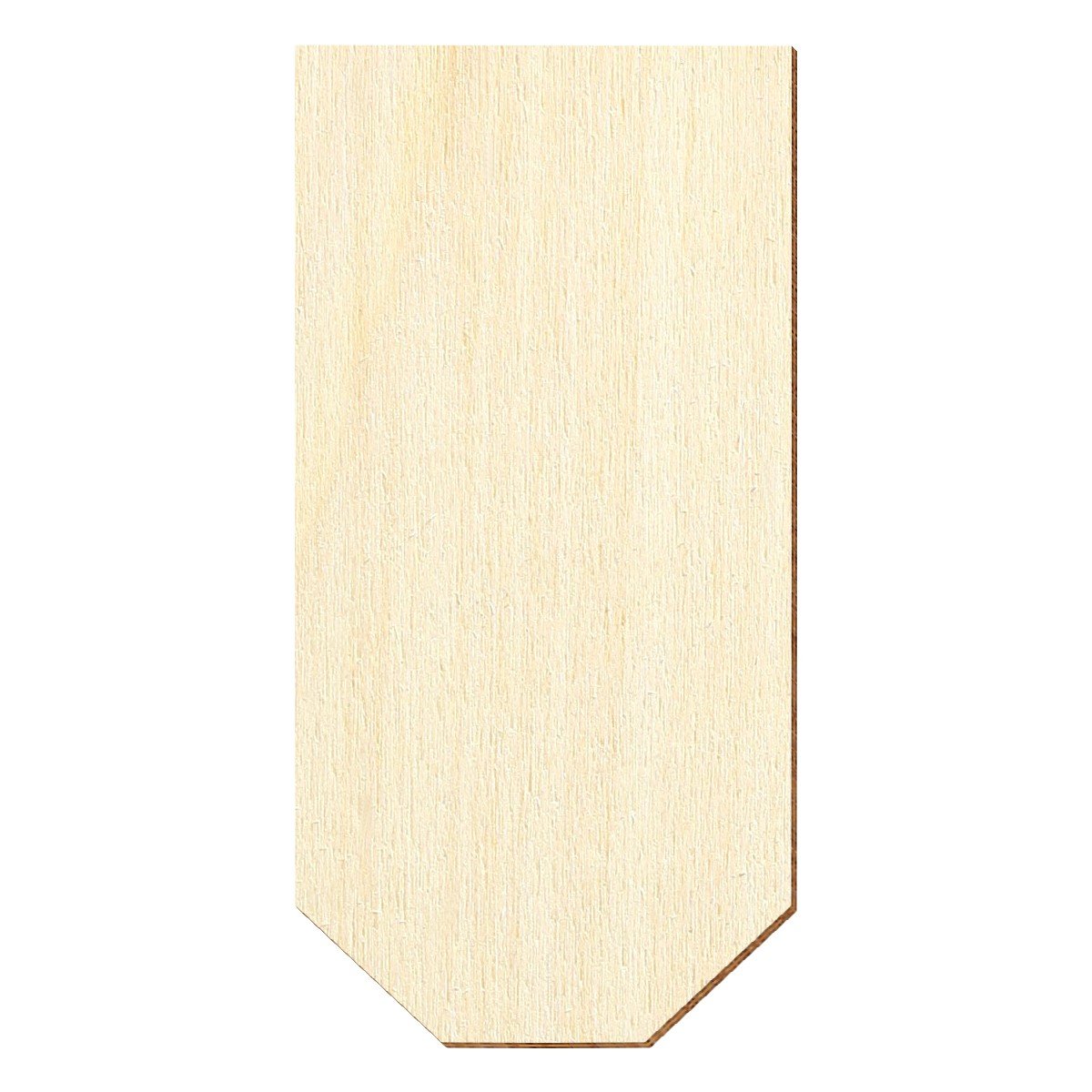 Tejas de madera contrachapada, forma de panal, selección de tamaño y cantidad, tamaño de teja: 45 mm x 22,5 mm, paquete con 75 unidades