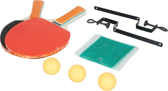 Avessa Table Tennis Racket Set, 2 Rackets, 3 Balls, Mesh Iron, Economical, C-34457