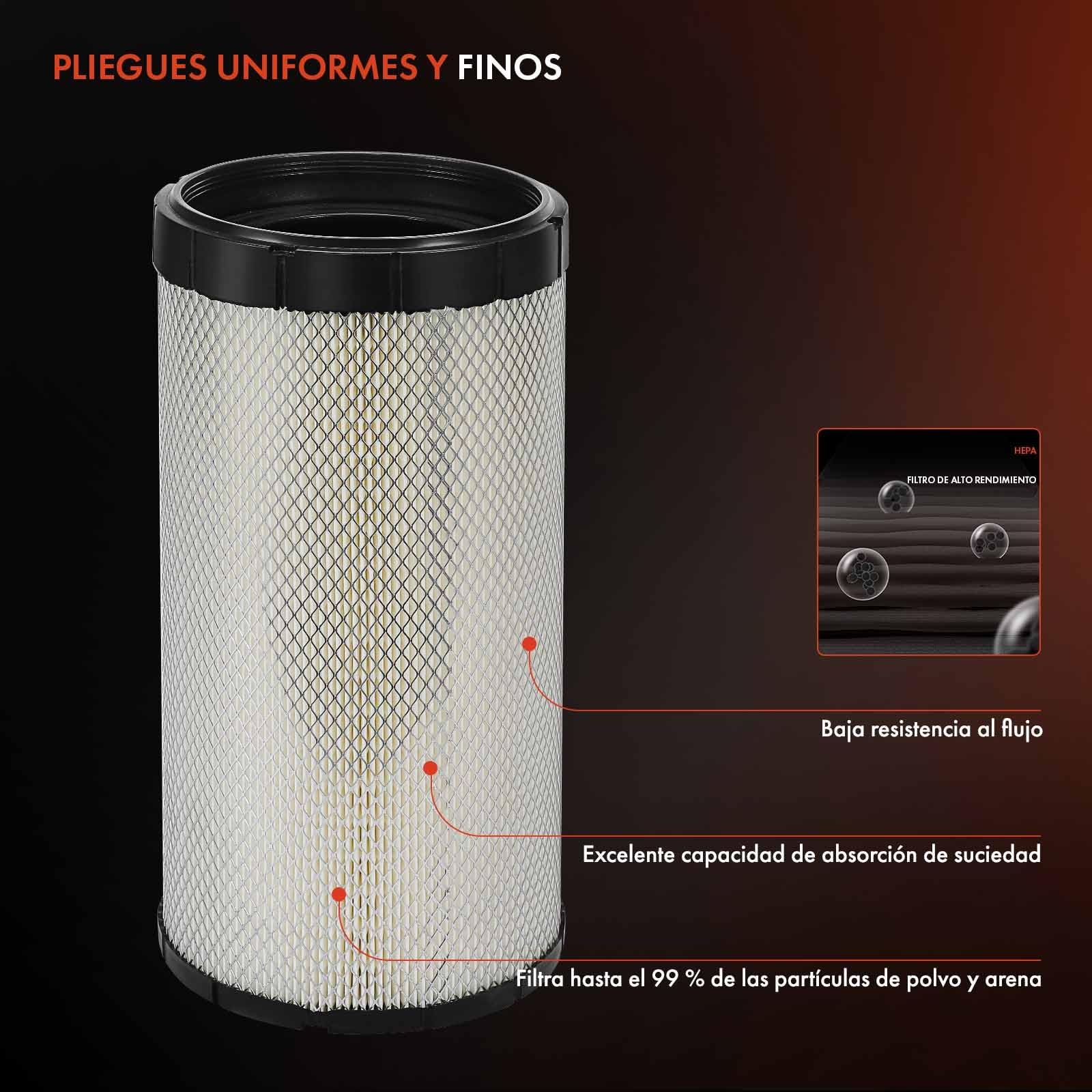 Frankberg filtros de aire elementos filtrantes filtros de motor gasolina | 420133844E; Compatible con: R8 422 423,R8 Spyder 427 429