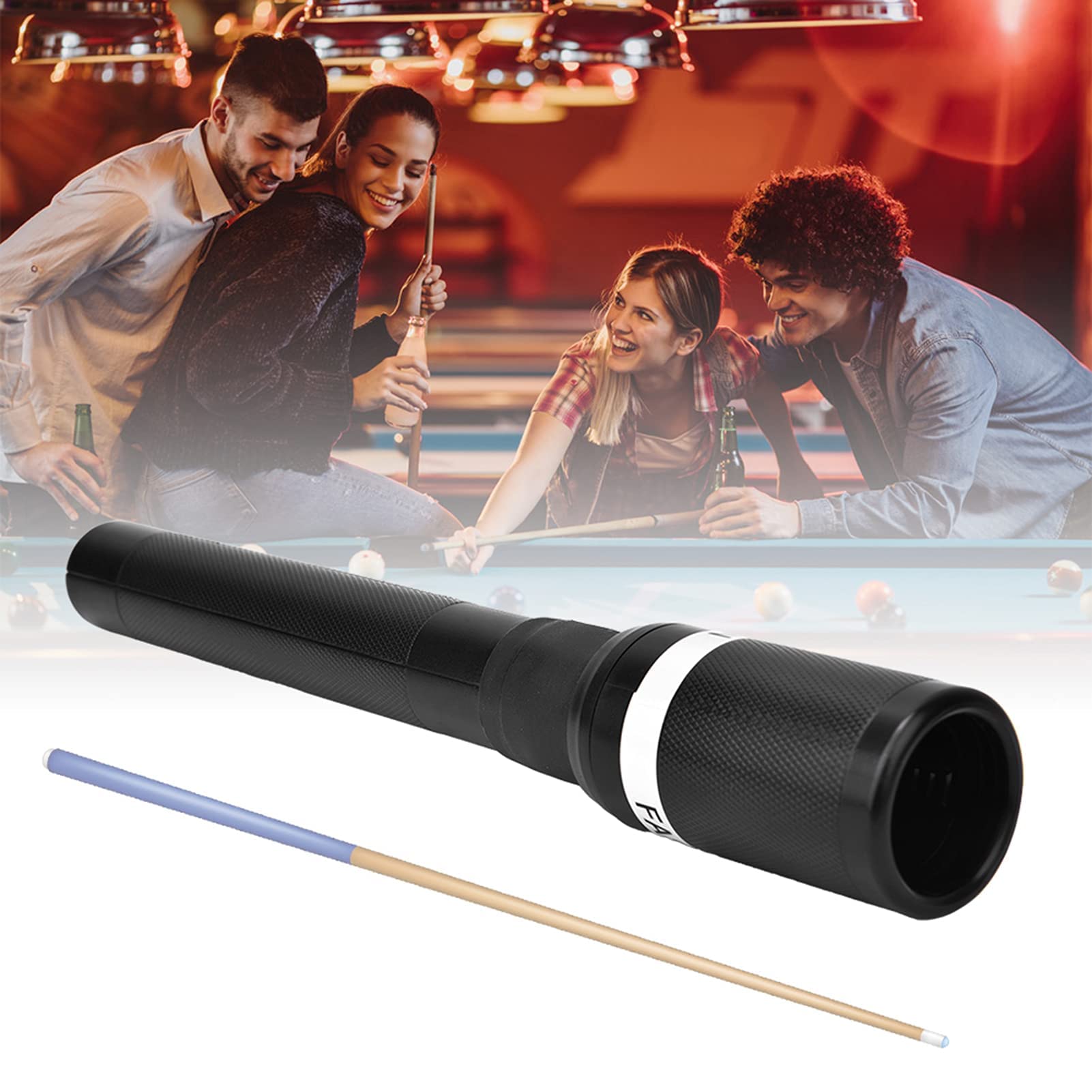 Extensor de Taco de Billar de Aluminio con Ajuste Telescópico para Jugadores Profesionales