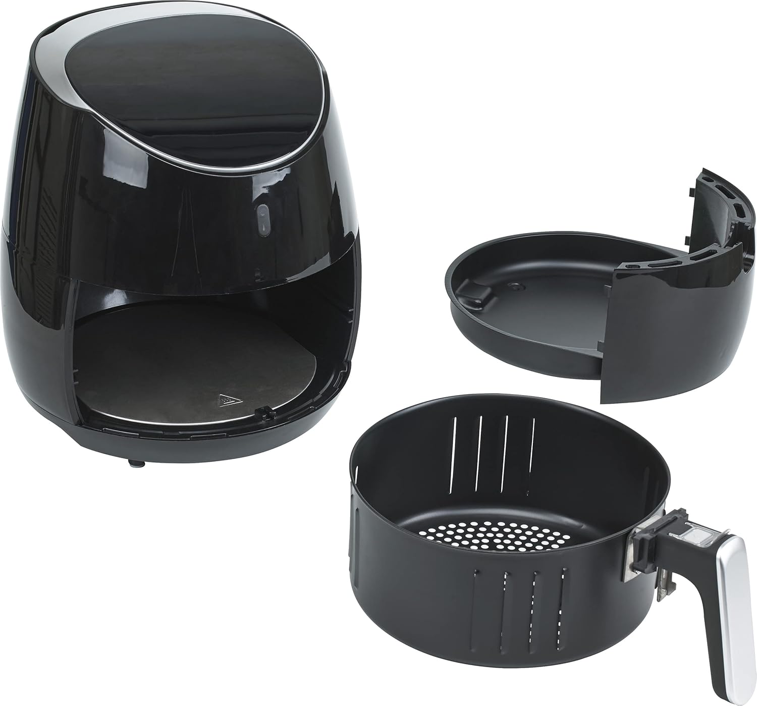 Disassembled components of ATC Digital Air Fryer