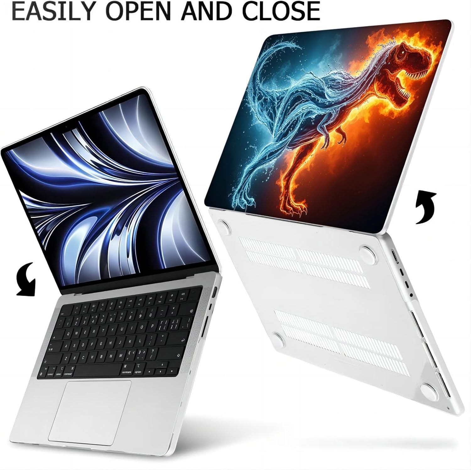 Compatible with MacBook Neo 13-inch, Hard Shell Case with Keyboard Cover and Screen Protector (A3404 A18 Pro chip, 2026 Release) - T-Rex MC21144