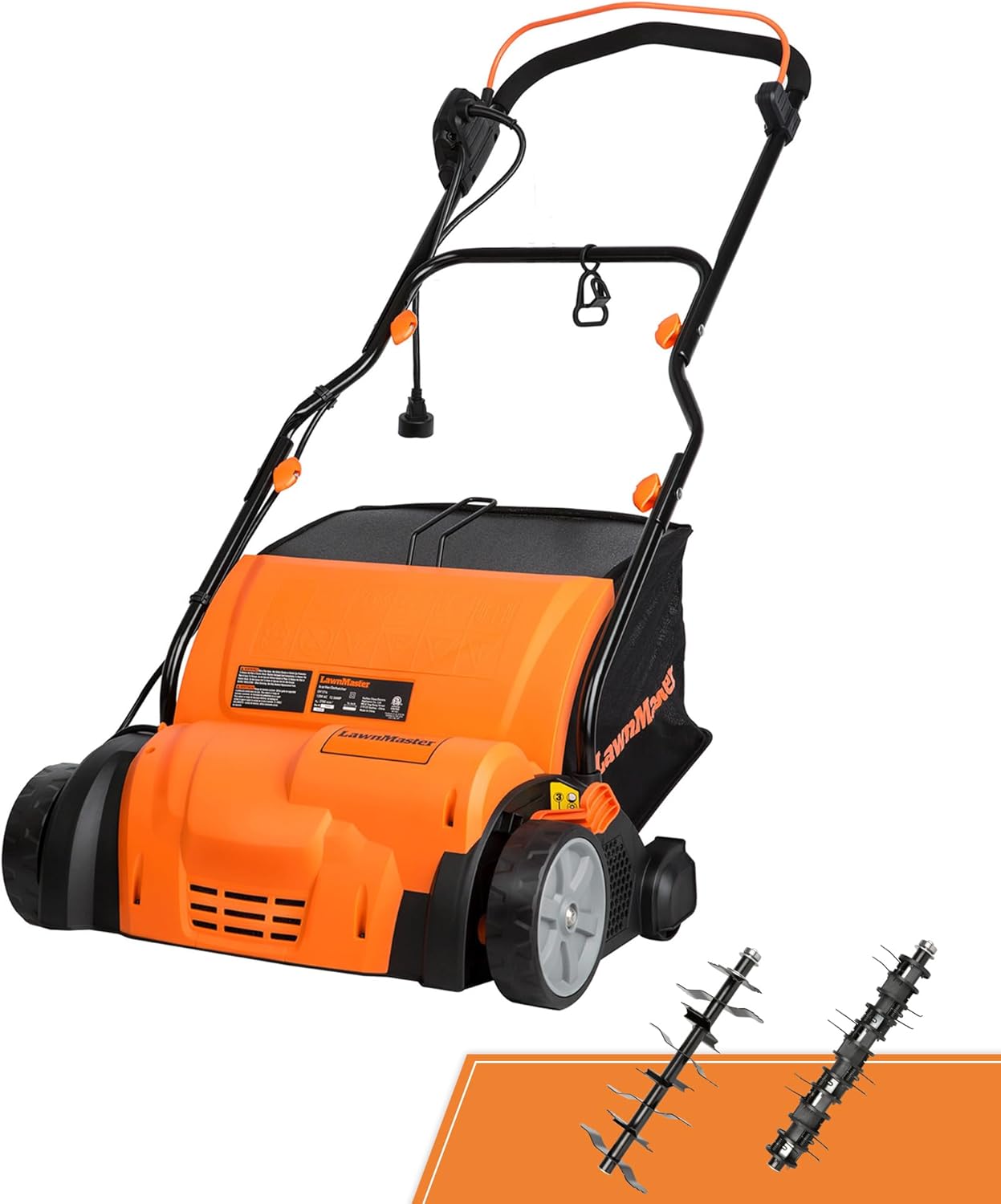 LawnMaster GV1314 Electric 15” 13 Amp Dethatcher and Scarifier