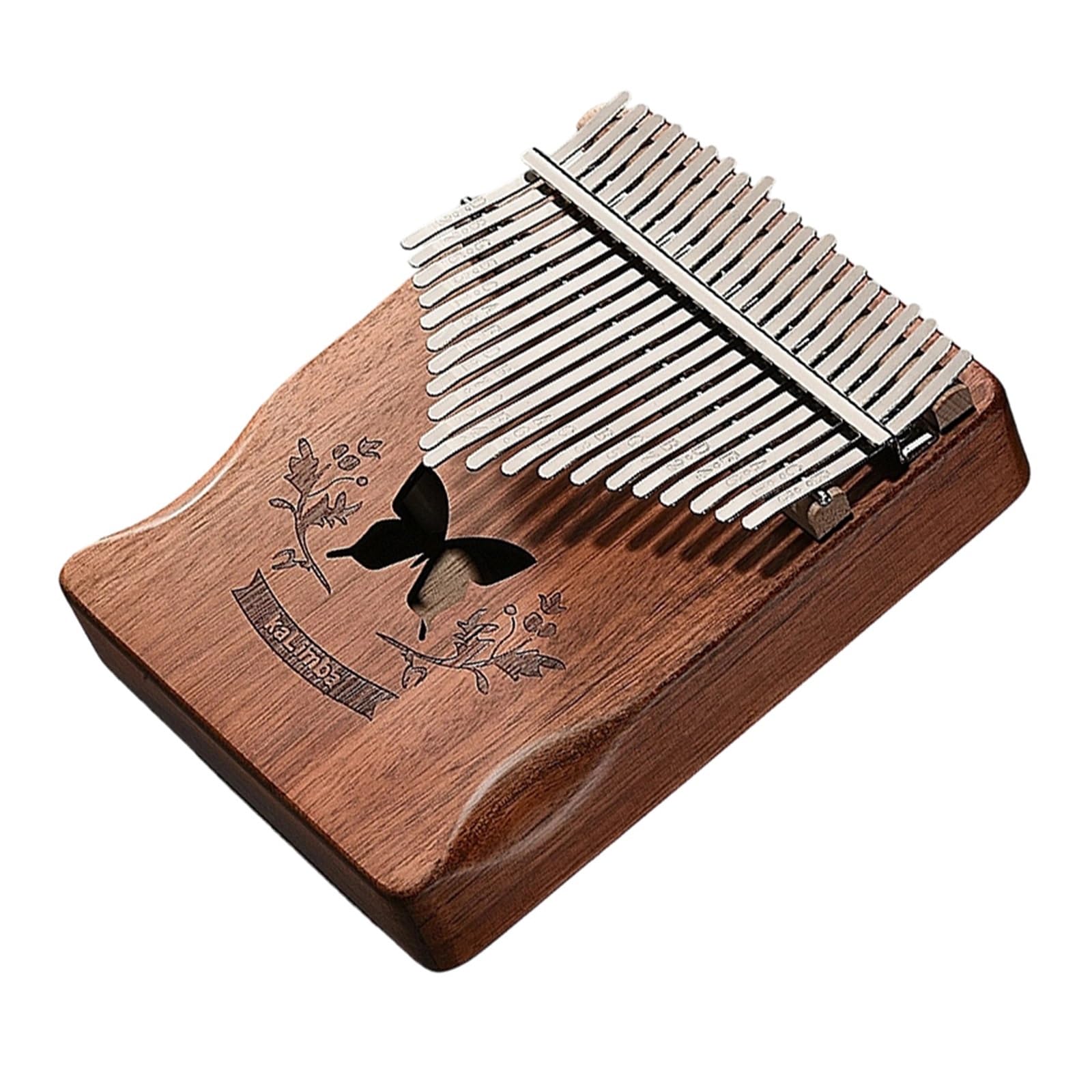 Kalimba-Set Für Erwachsene Tragbares 17 Zoll Fingerklavier Professionell Für Spielen Oder Üben Entwickelt(19)