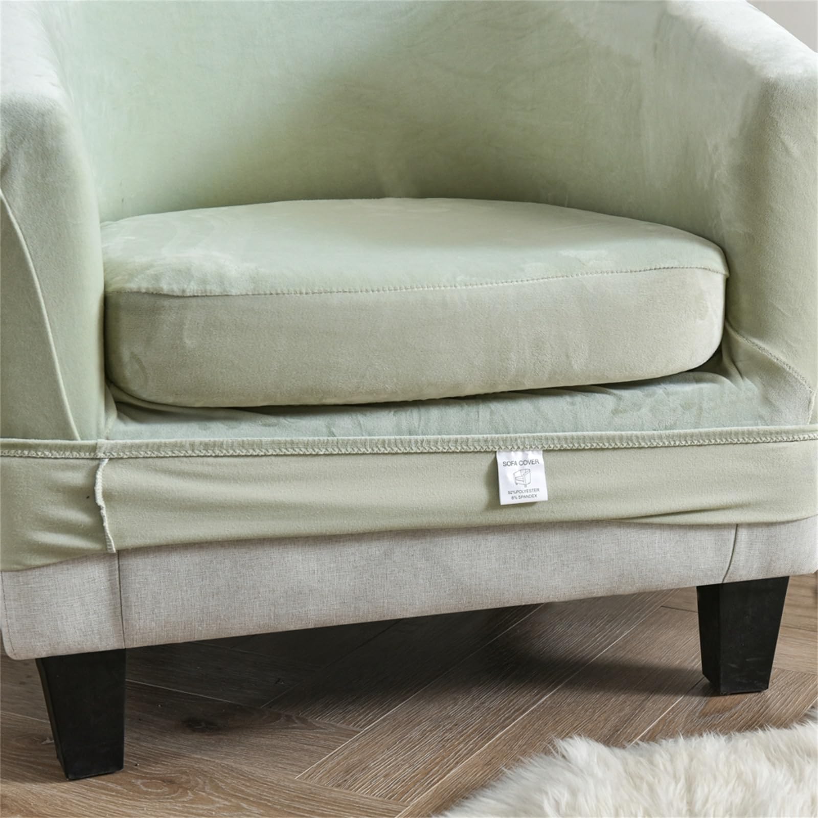 Tub Chair Covers 2 Piece Set - Image 4