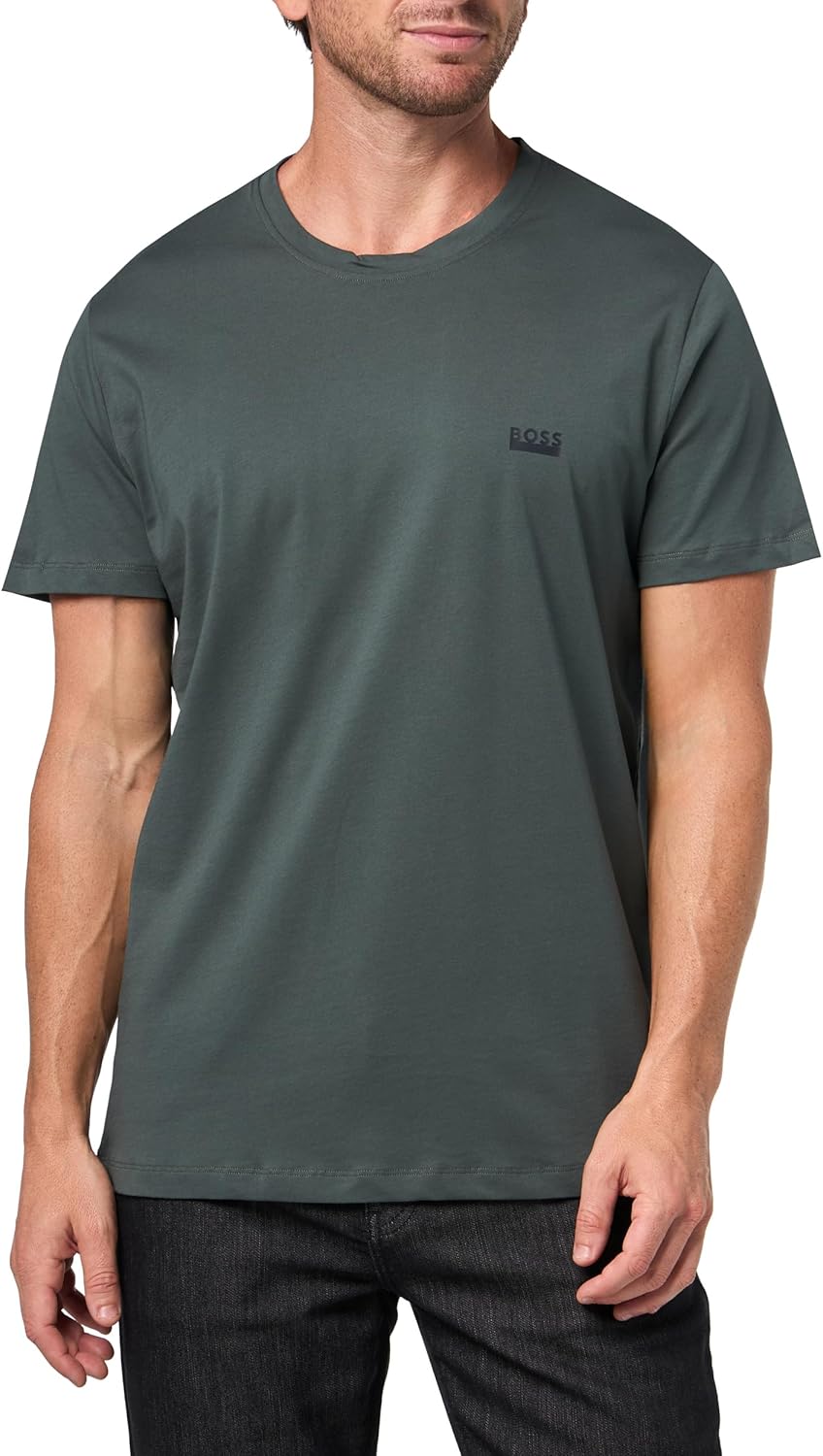 BOSS Mens Bold Logo 365 Cotton Stretch T-Shirt