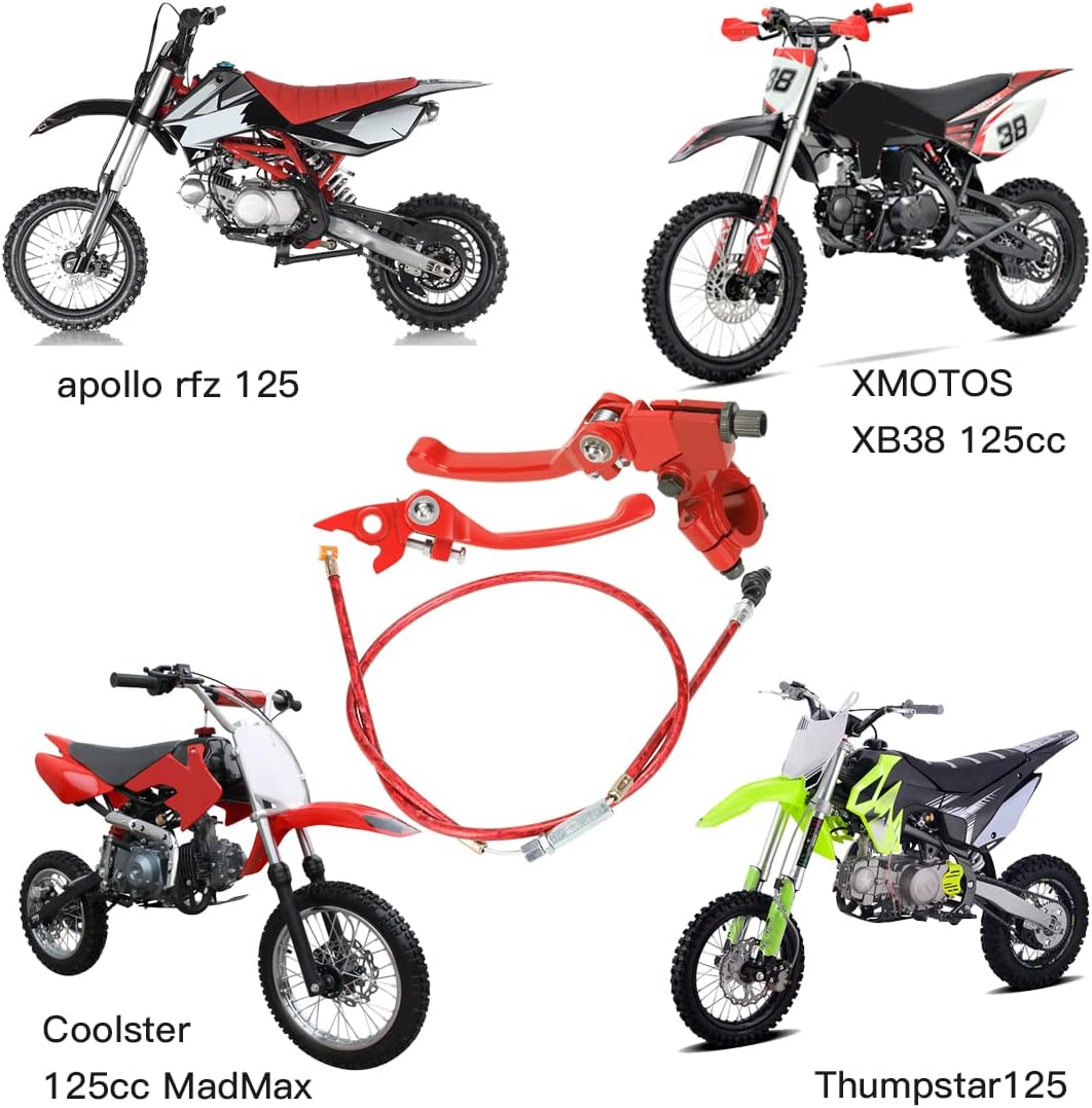 Brake Lever Motor Bike YOXUFA 7/8 Folding Brake Clutch Lever