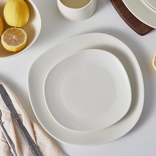 Miniatura 9 de Stone lain Delilah - Juego de platos llanos de 6 piezas, porcelana, naranja pastel