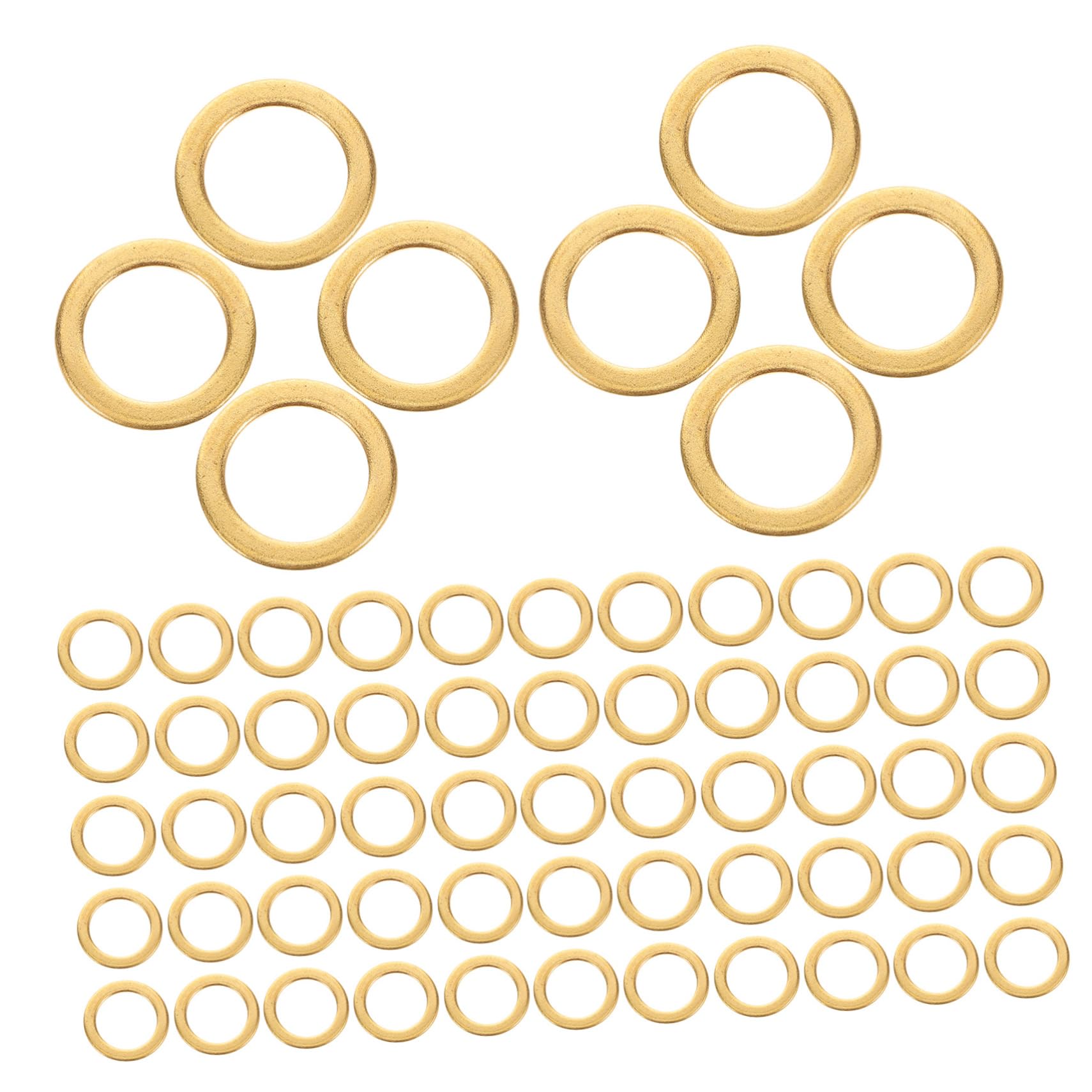balacoo Skateboard Repair Accessories 100pcs Kit Metal Skateboard Washers Bushings Hardware for Deck Wheel Maintenance