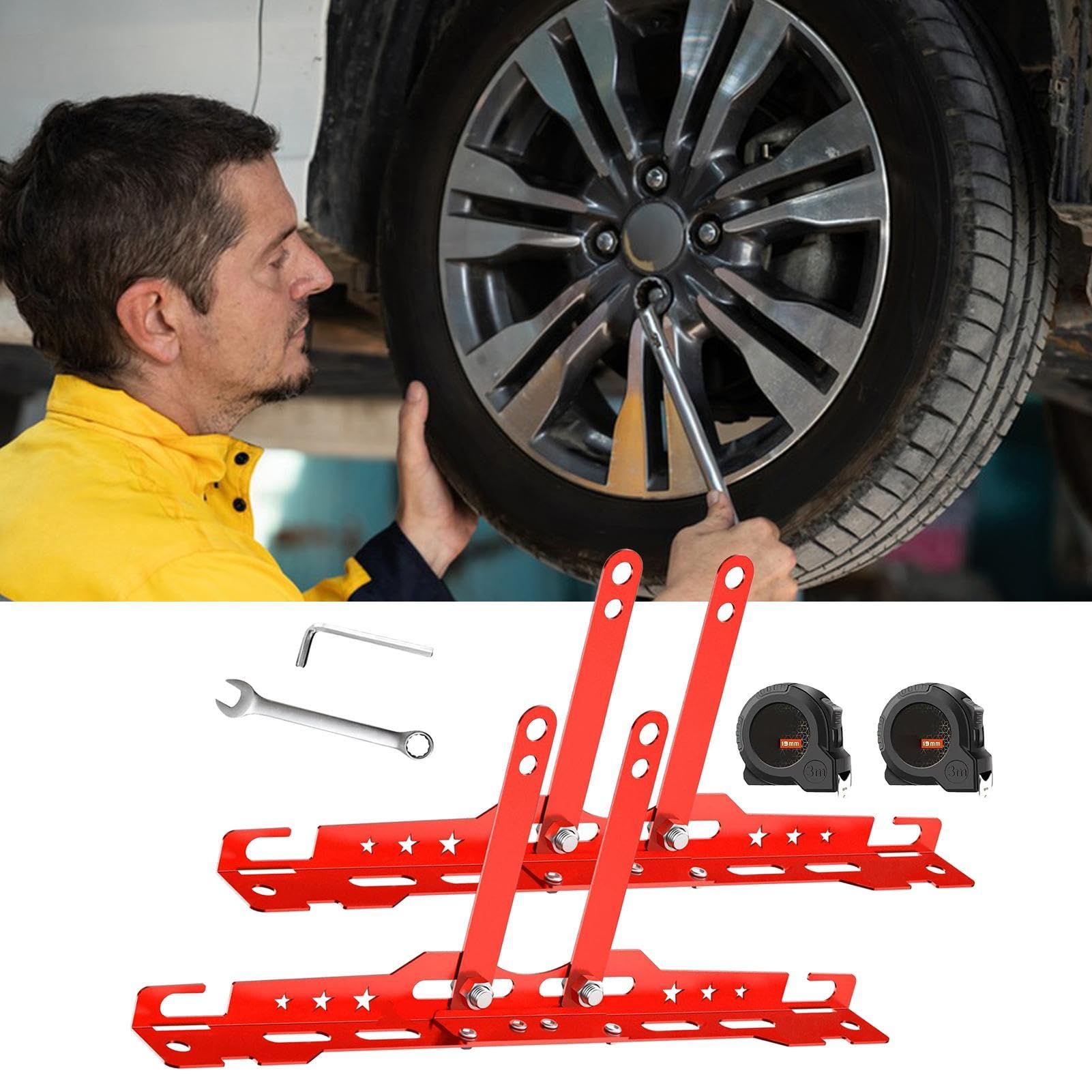 Herramienta de ajuste de ejes automotriz, herramienta de seguimiento