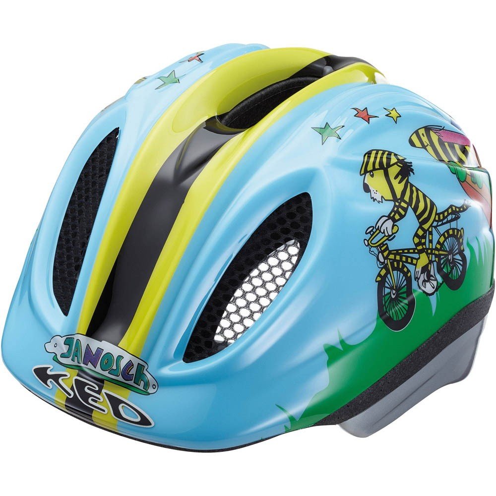Bike Fashion Unisex Jugend Janosch Tigerente Helm, Blau, XS Sport & Freizeit
