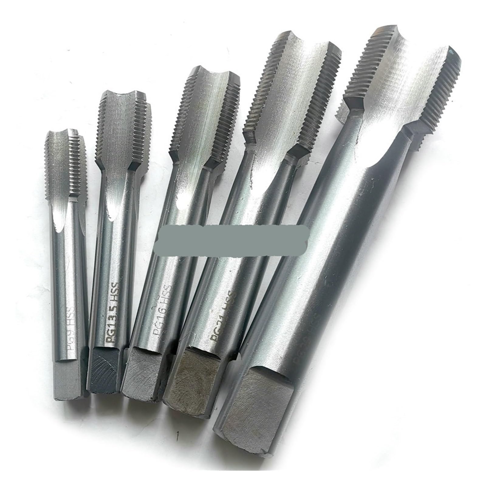 Herramienta para roscar tubos Machos de roscar for tubos HSS PG7, PG9, PG11, PG13.5, cilindros gas 80 grados, macho recto con ranuras PG16, PG21 y PG29(PG29)