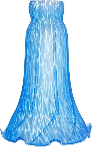 Miniatura 5 de ANYONGLU Lily - Pantalla de cristal estilo Tiffany azul