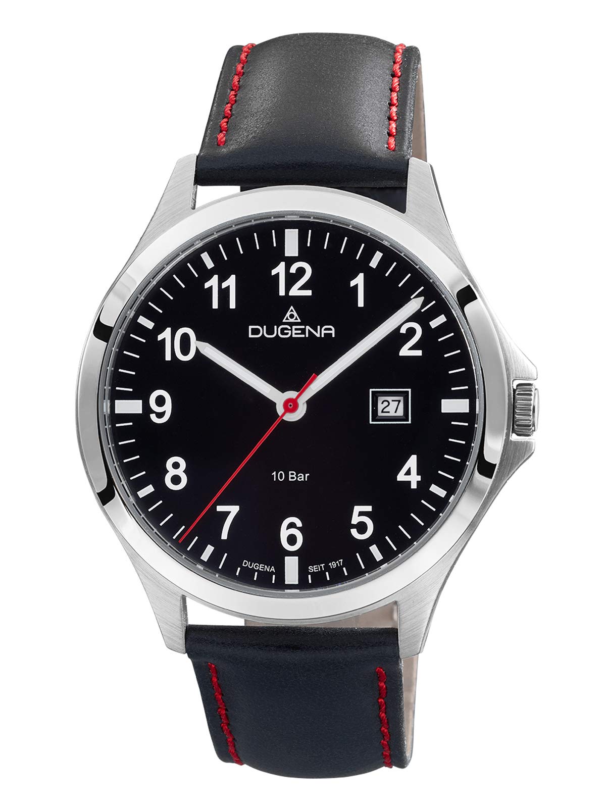 Dugena Orologio Analogico Quarzo Uomini con Cinturino in Pelle 4460991