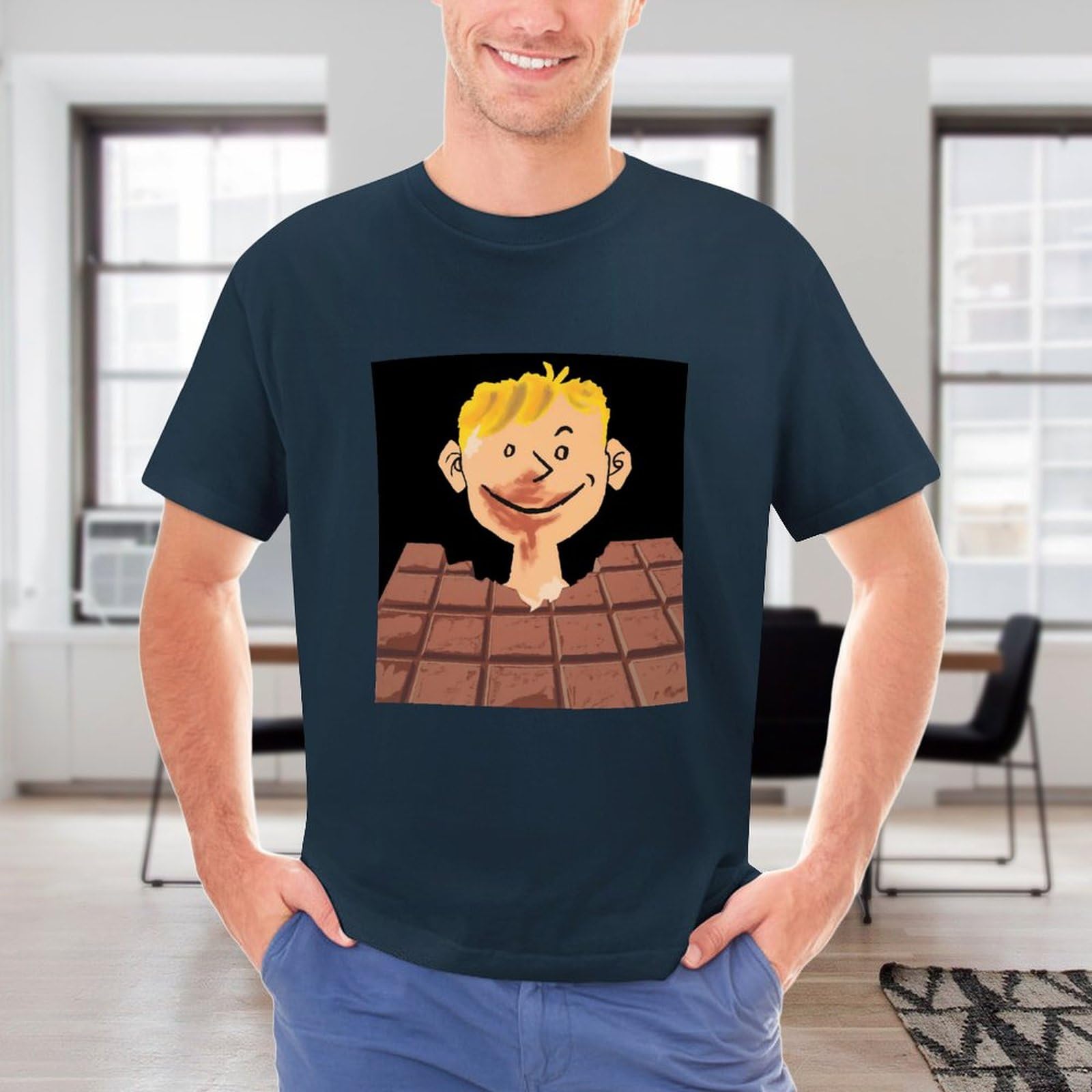 Amazon.co.jp: Tシャツ メンズ レイモン・サヴィニャック ショコラ 