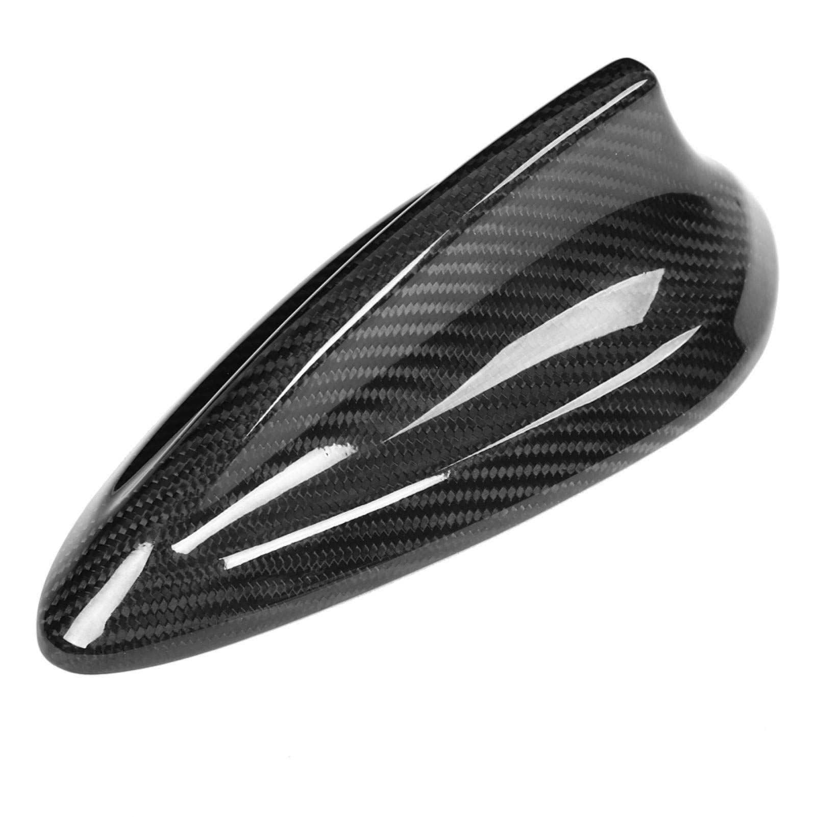KIMISS Car Carbon Fiber Antenna Shark Fin Cover Trim for F22 F30 F35 F34 F32 F33 F80 + Carbon Fiber Antenna Cover for F22 F30 F35 F34 F32 F33 F80 Car Carbon Fiber Antenna Shark A