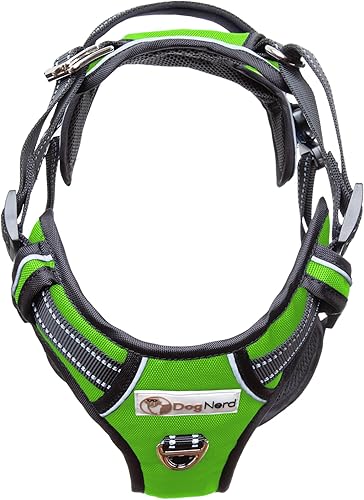 Miniatura 4 de DogNerd Chalecoarnés de cobertura completa ajustable de alta calidad para perros grandes (50-90 libras) - Clips de metal, mango acolchado, 2 clips