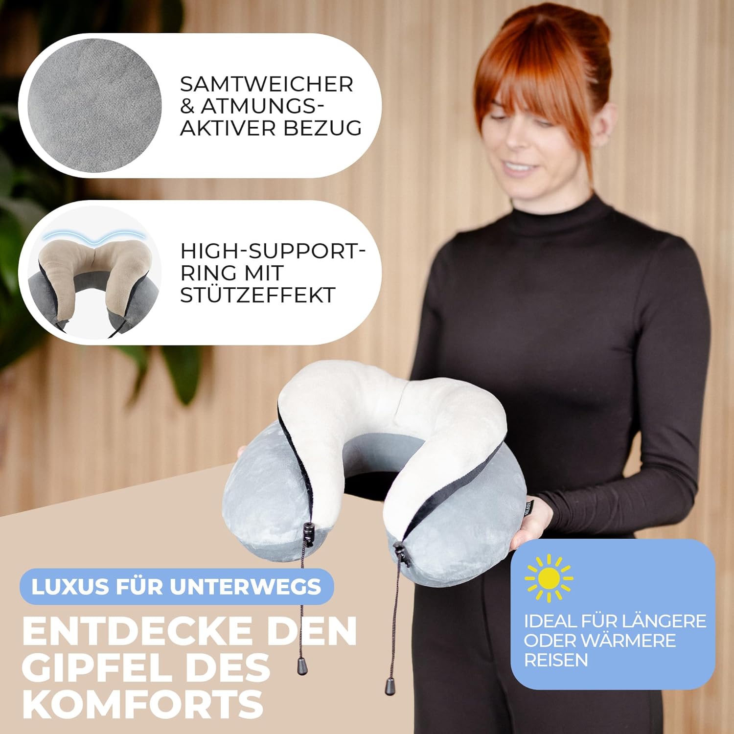 Ultimate Comfort on the Go: RELAXX Premium Memory Foam Neck Pillow Review