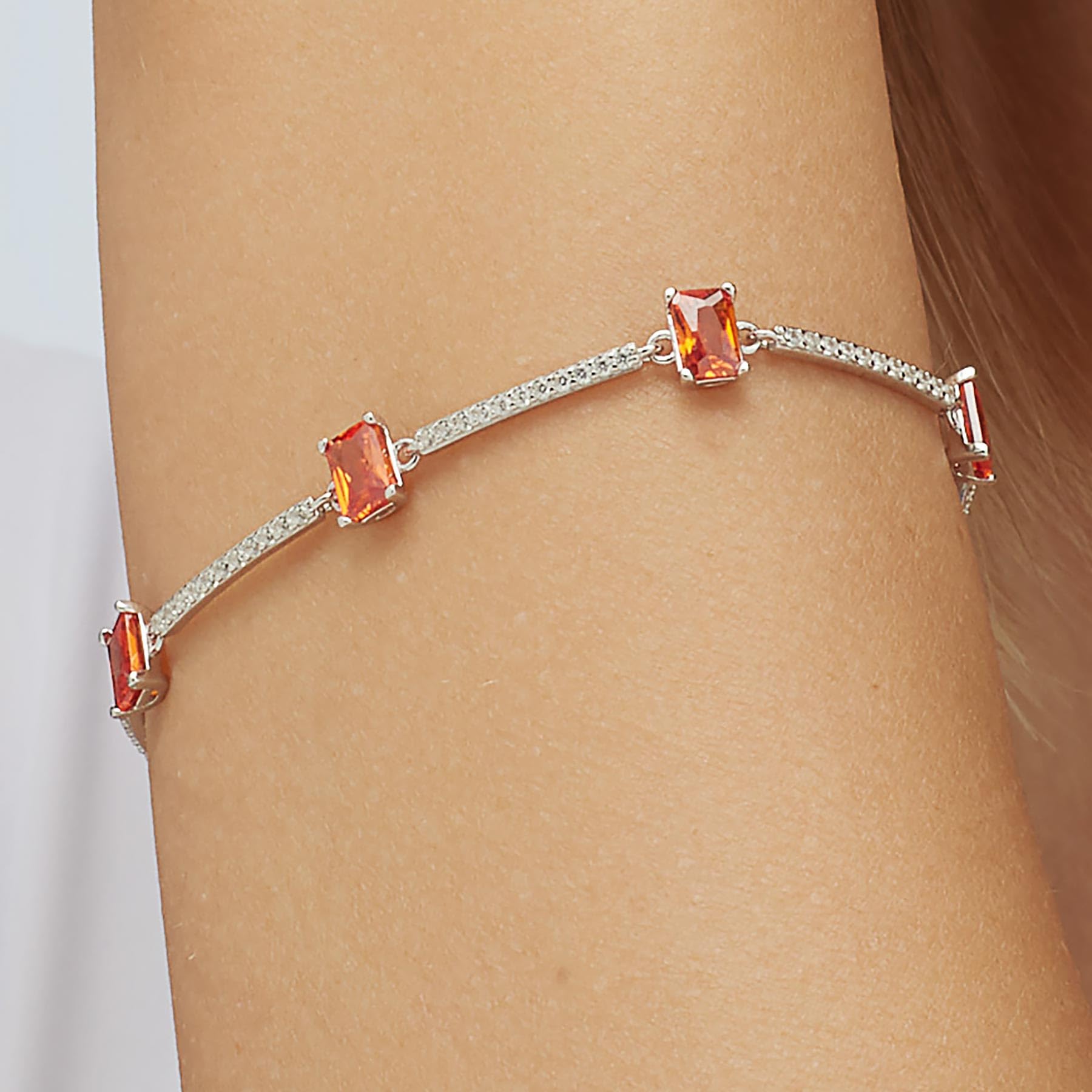 Brosway Bracciale Donna, Bracciale Rigido in Argento e Vitamin Orange | Collezione Fancy - FVO05
