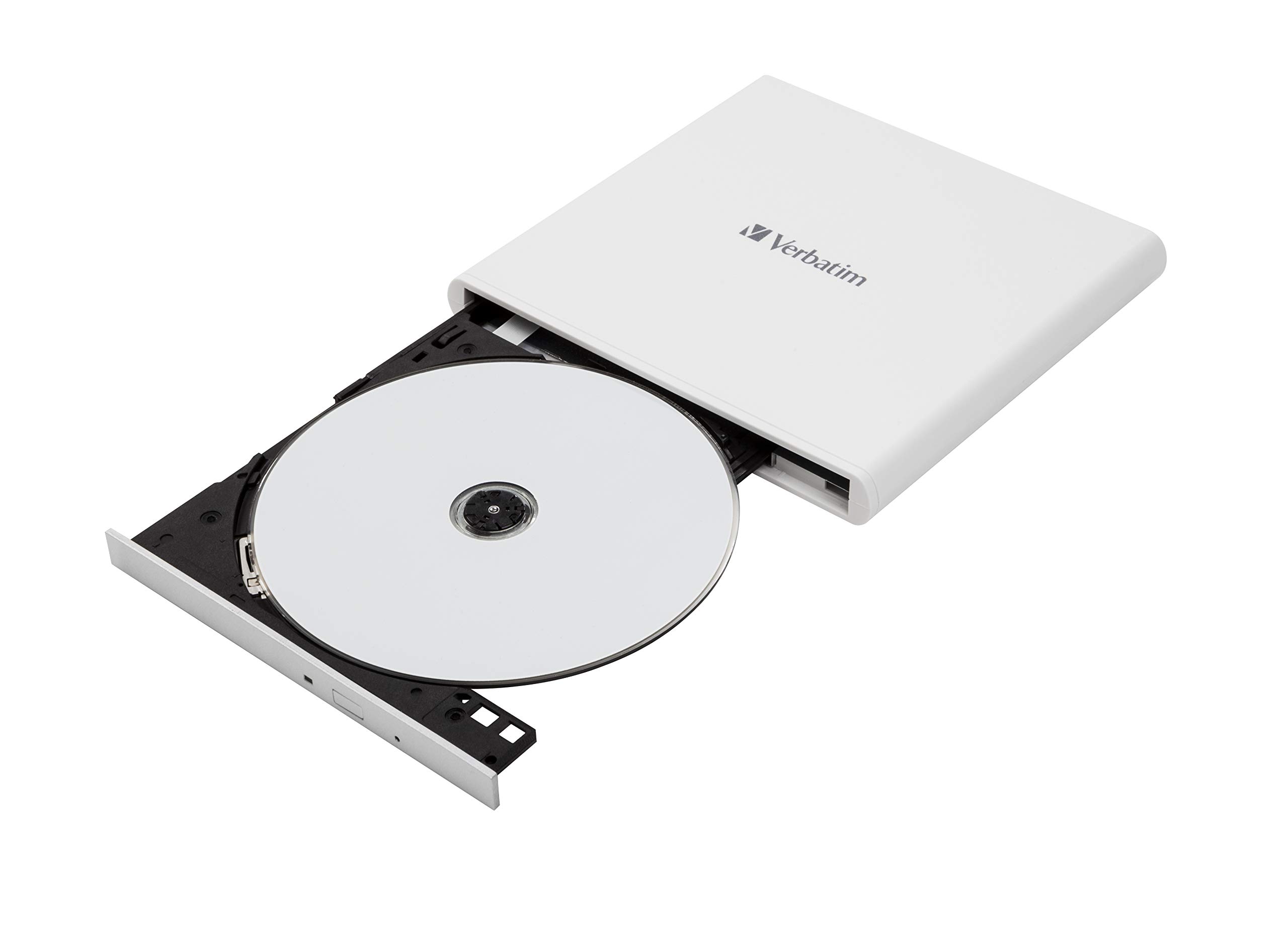 Verbatim 43894 lettore di disco ottico DVD Super Multi DL Bianco (Verbatim External Slimline USB 2.0 DVD Writer White)